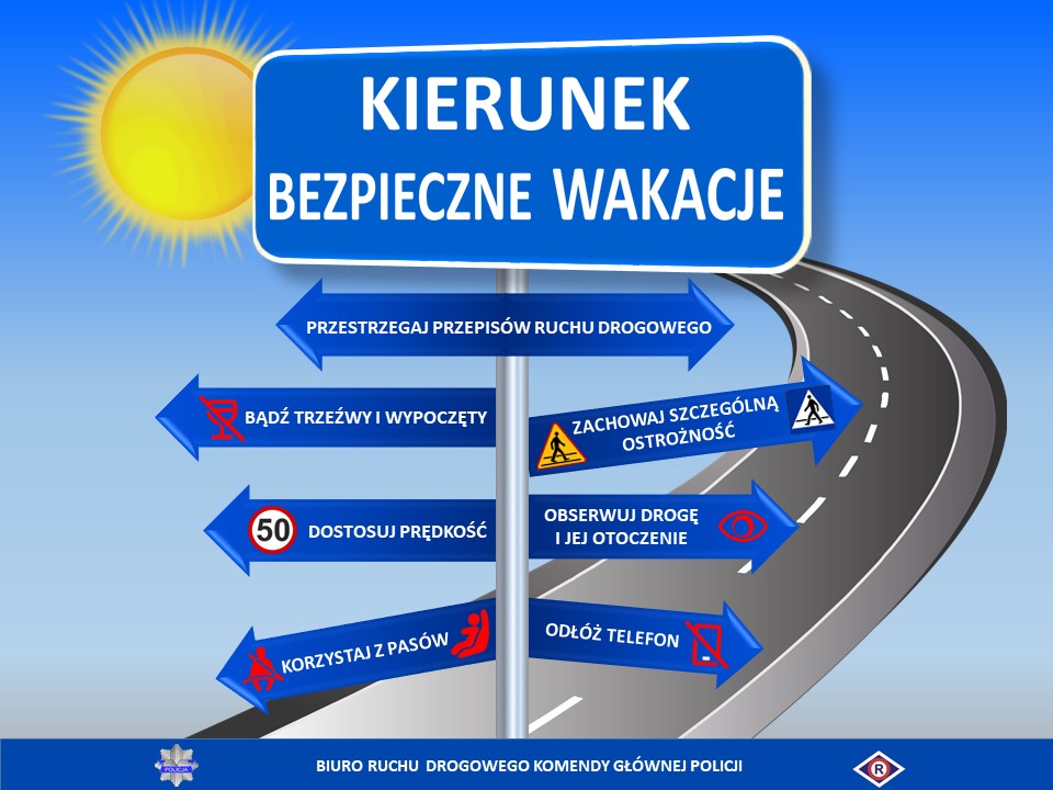 Logo bezpieczne wakacje