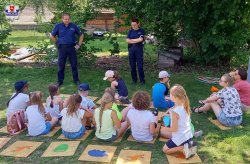 Spotkanie policjantów z dziećmi