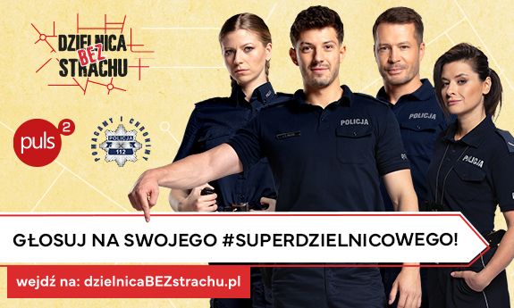 plakat kampanii społecznej #DzielnicaBEZstrachu&quot;