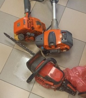 pilarka, kosy spalinowe